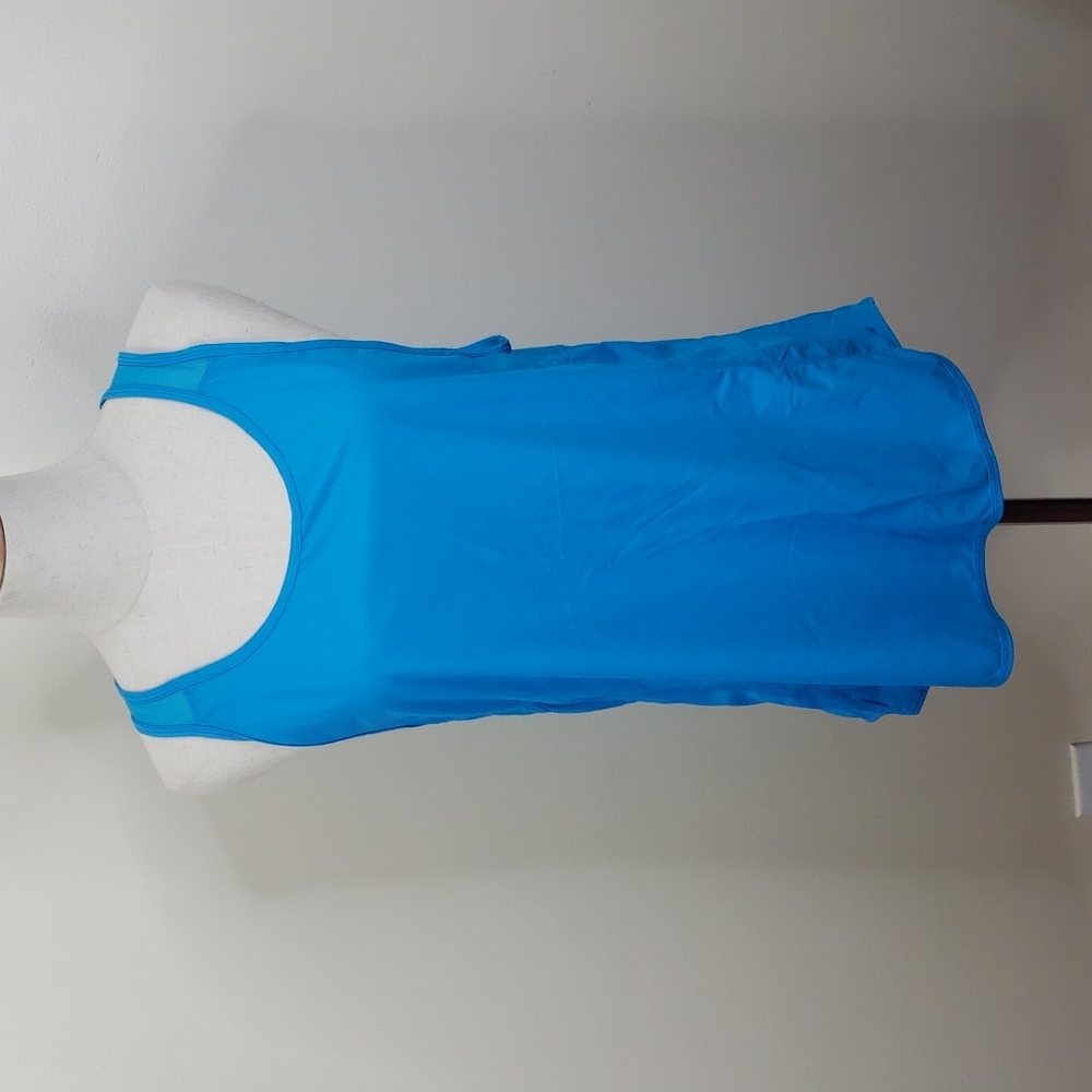 Zyia Active Atomic Blue Panel Mesh Tank